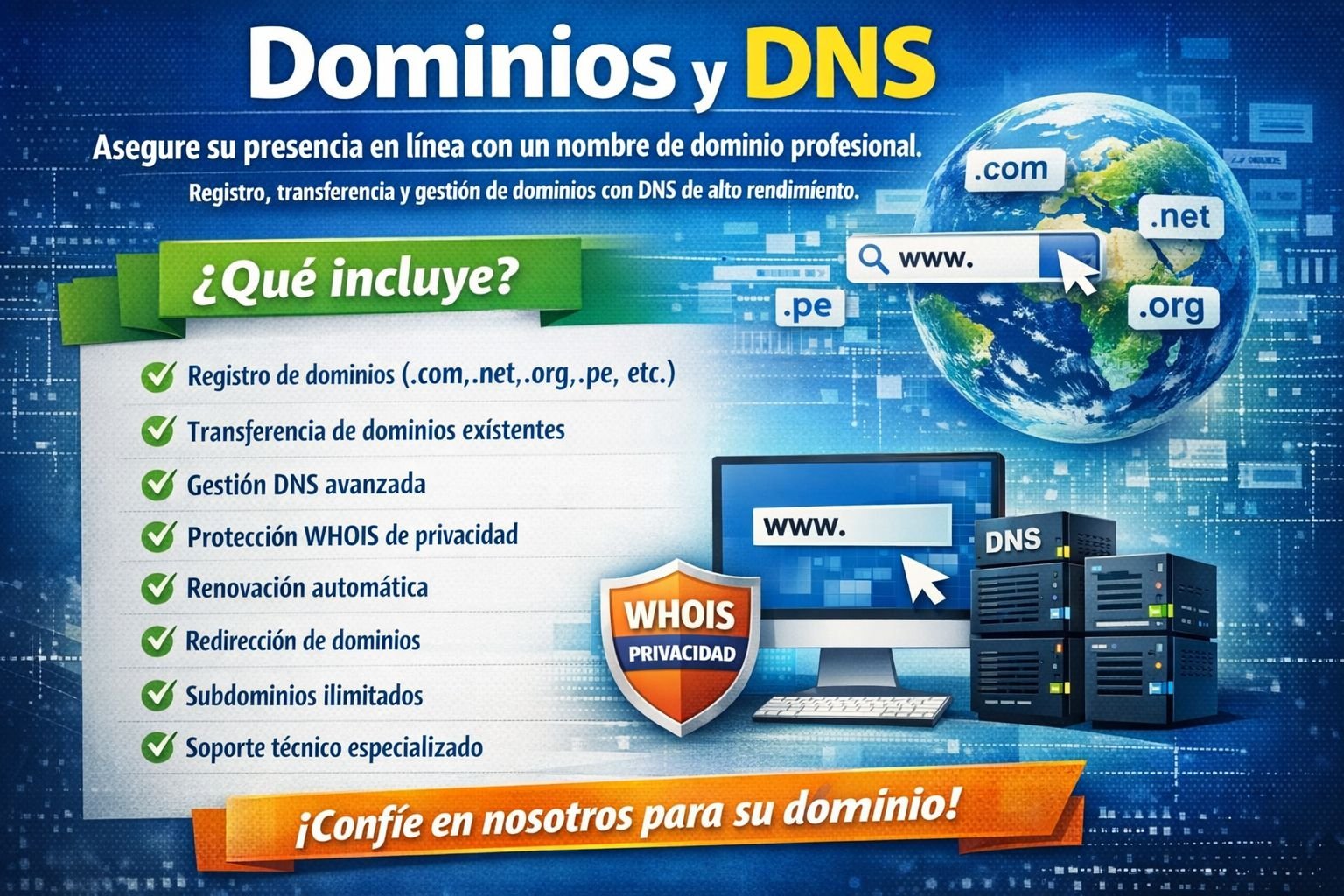 Dominios y DNS